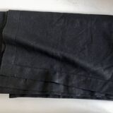 Nappe en toile de lin noire Le Bon Marché