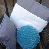 1950s vintage wooden armchair and caning