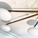 Angelo Lelii lustre plafonnier modèle 6 lune édition arredoluce