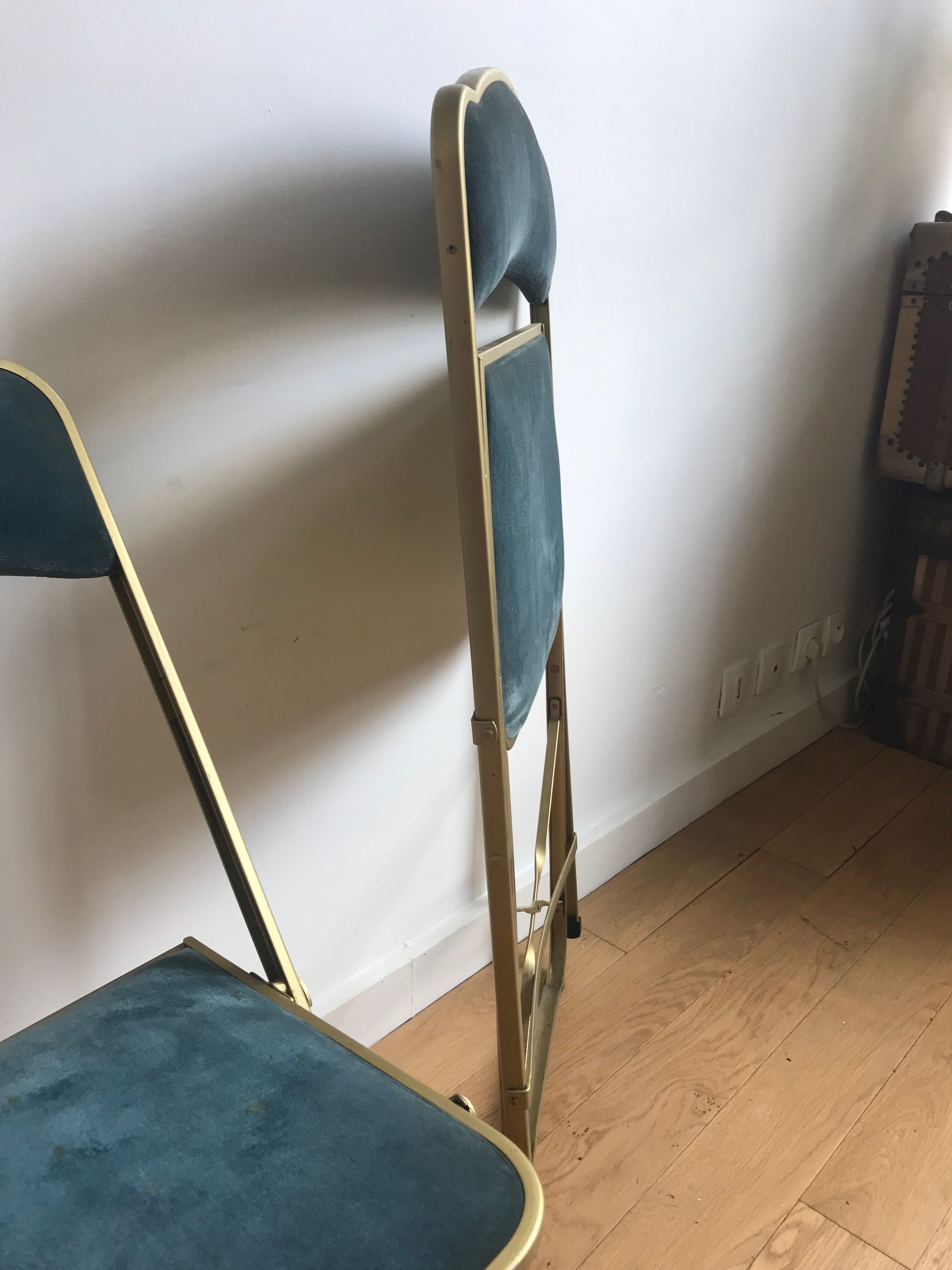 Pair of folding chairs