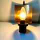 Scandinavian Art Deco Wall Sconce light in Metal/Copper Vintage