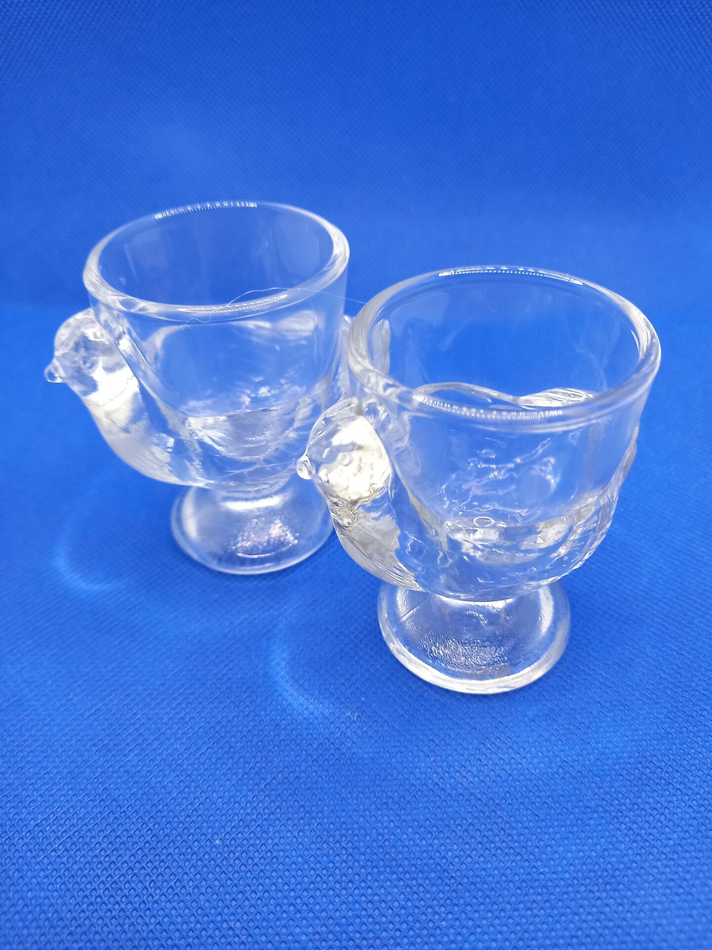 Pair of egg cups "cocotte"