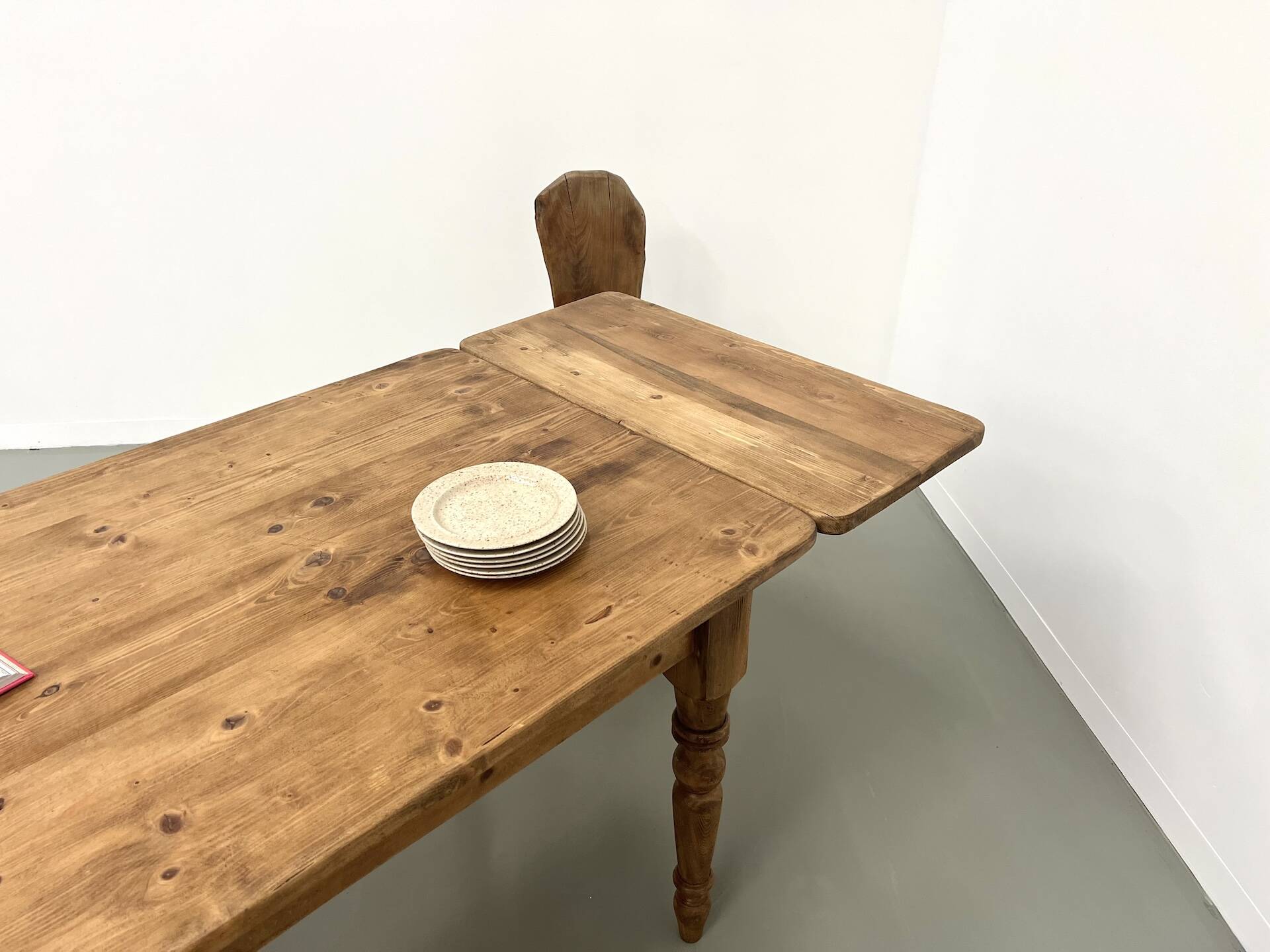 70s pine farmhouse table