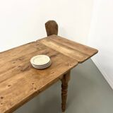 70s pine farmhouse table