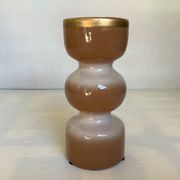 Vase pagode céramique beige