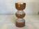 Vase pagode céramique beige