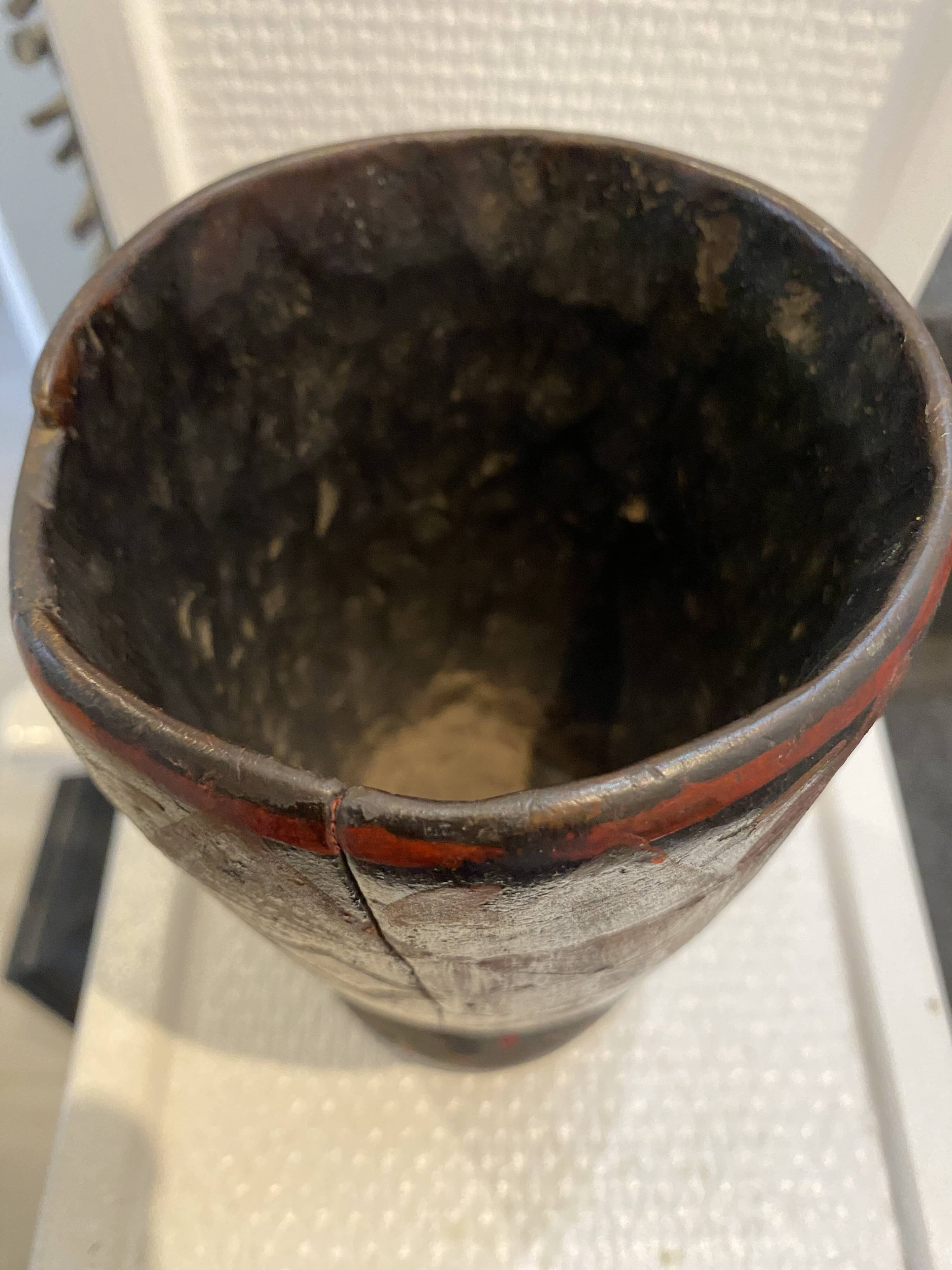 Authentic Kero vase from the colonial era.