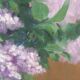 Paul blin (20th century) large oil on isorel – bouquet of lilacs 101 × 68