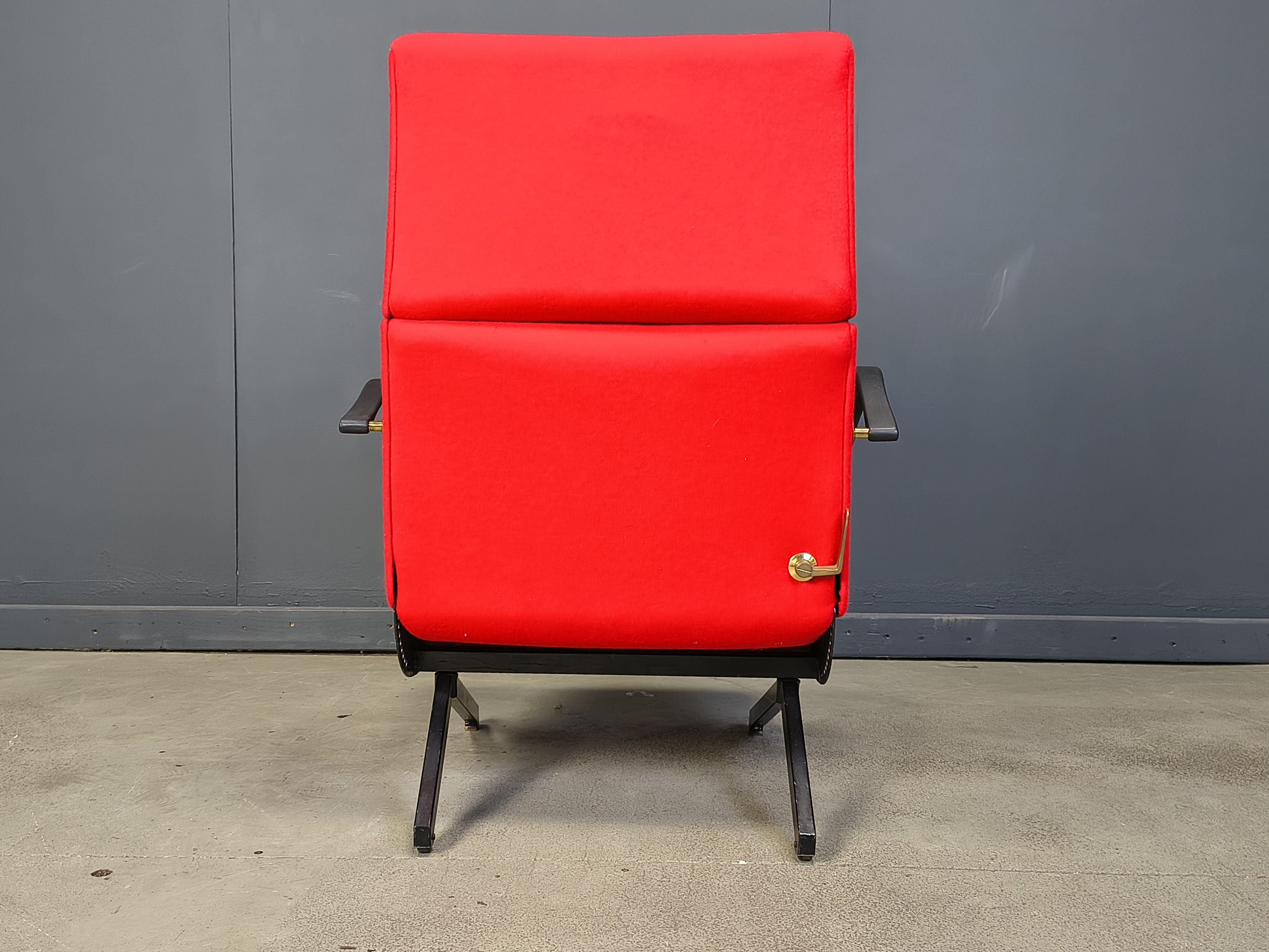 Vintage p40 lounge chair by Osvaldo Borsani for Tecno, 1960s