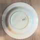 Set of 4 mismatched blue Terre de Fer soup plates