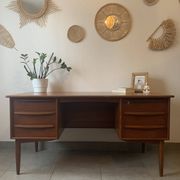 Bureau danois Falster en Teck par Svend Madsen, années 60