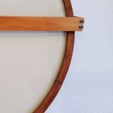 Scandinavian wall mirror in teak - luxury