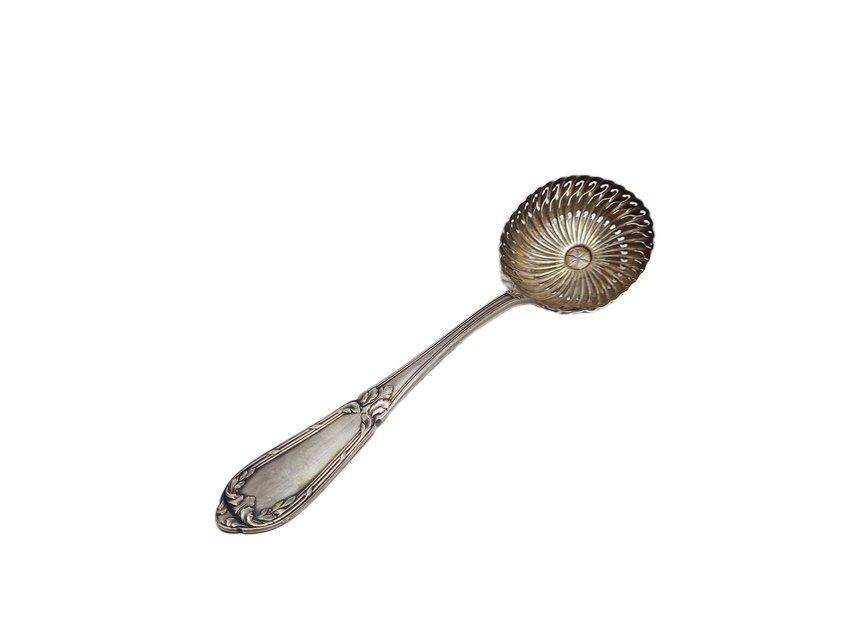 Biedermeier marinated tomato spoon, France, 1900s