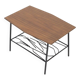 Coffee table with a wooden top, 1950s.