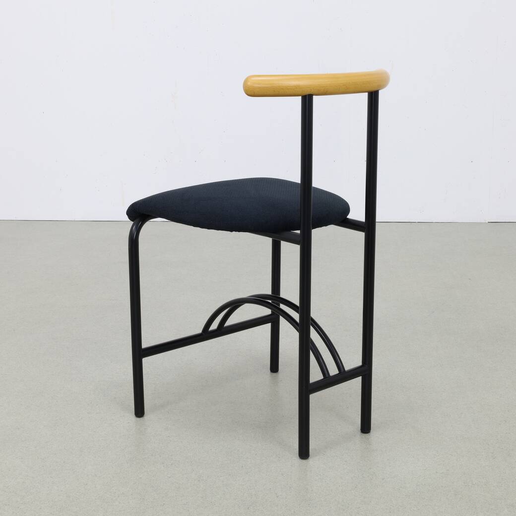 Postmodern dining chairs, 1980s, set of 6