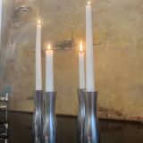Set of 4 gota erika pekkari candlesticks, Scandinavian, 1990