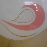 Suspension Mid-Century, Rhodoid, Free Form, Italy, 1950s