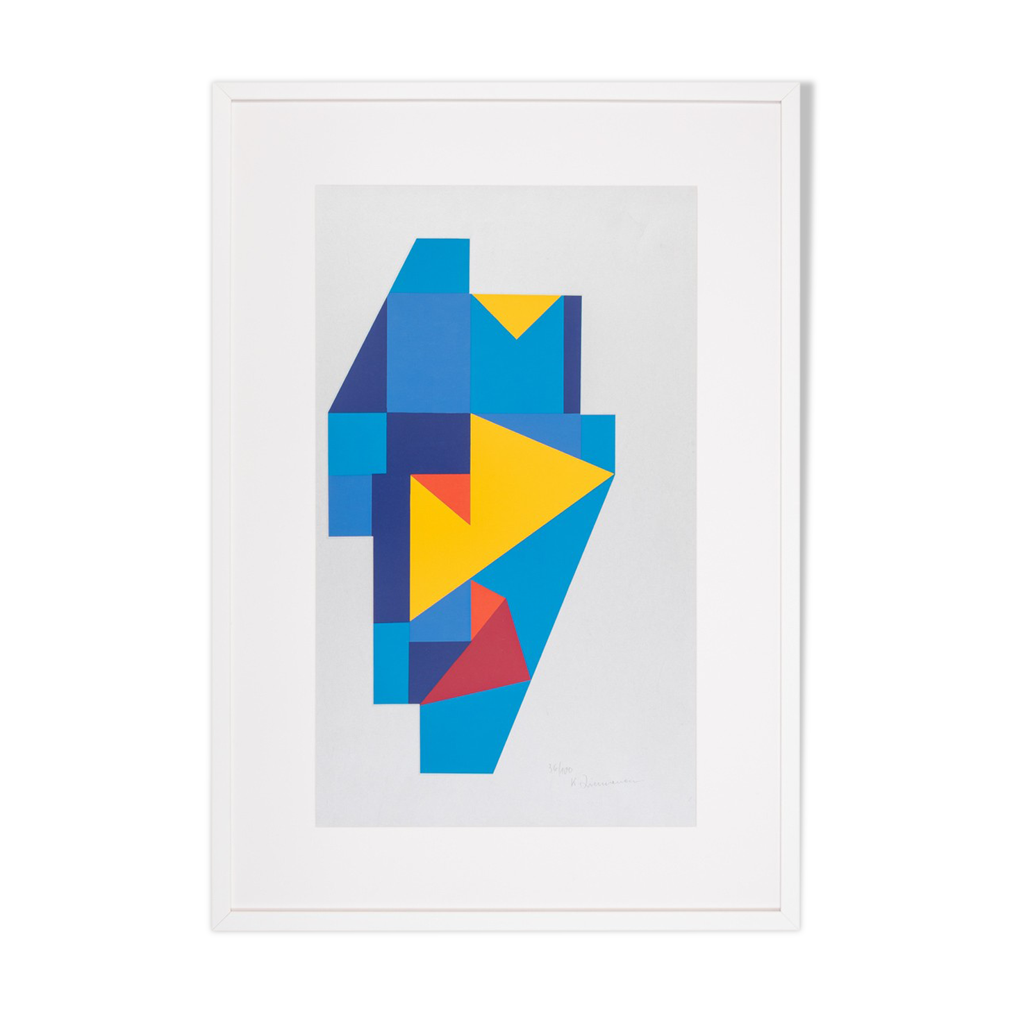 Rocket, Screen Printing on thick Paper, 64 x 92