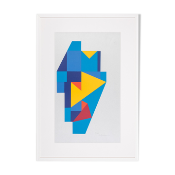 Rocket, Screen Printing on thick Paper, 64 x 92