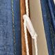 Wooden sailboat, cotton sails, vintage toy