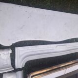 Fireplace XIX ° marble louis XV style with narrowed and floor slabs