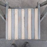 Chaise pliante basse