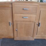 Solid oak row from the 50s