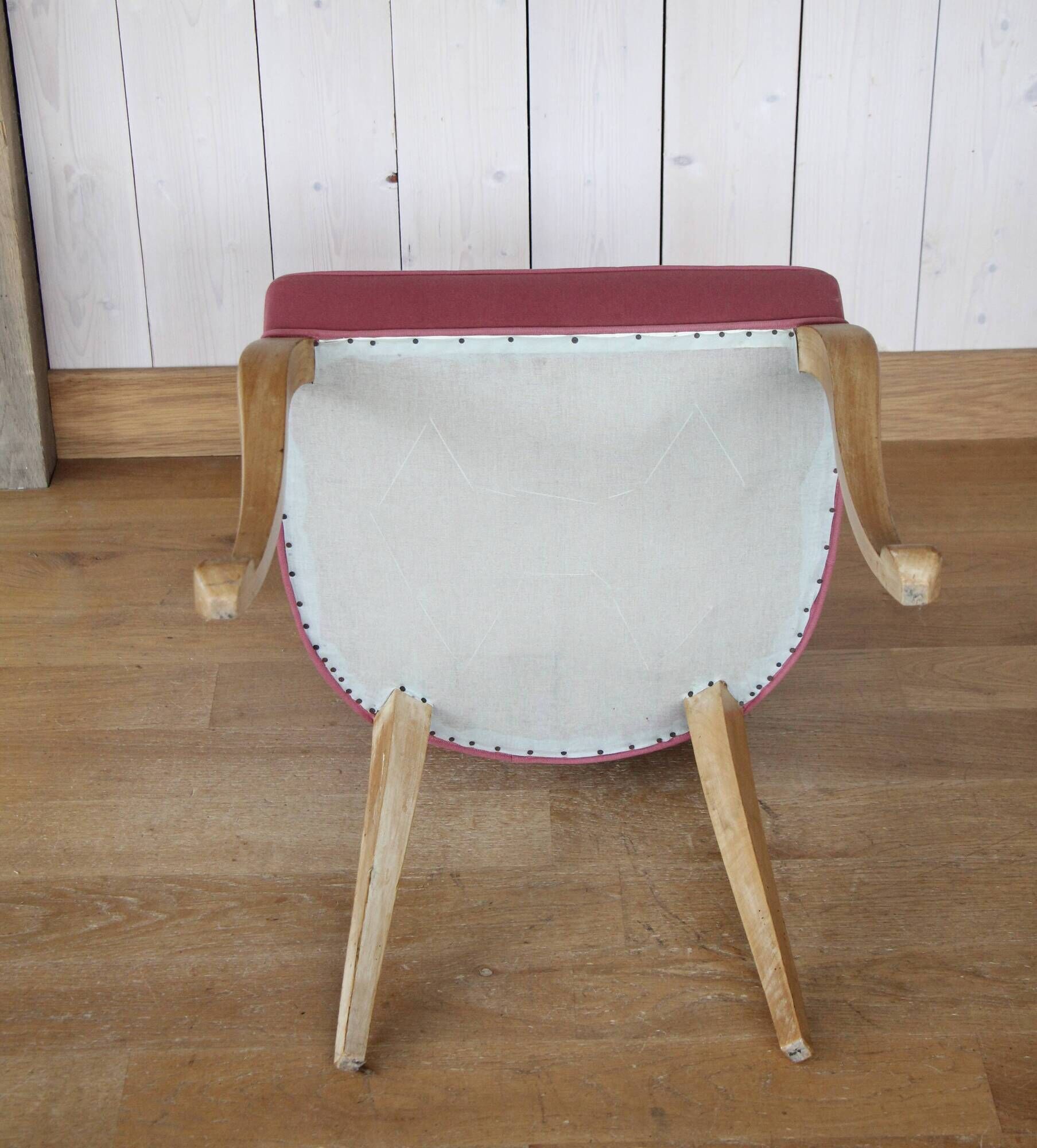 Upholstered chair in Scandinavian style