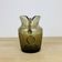 Vintage smoked bubbled glass pitcher