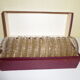 12 under crystal glasses in their original box 1960