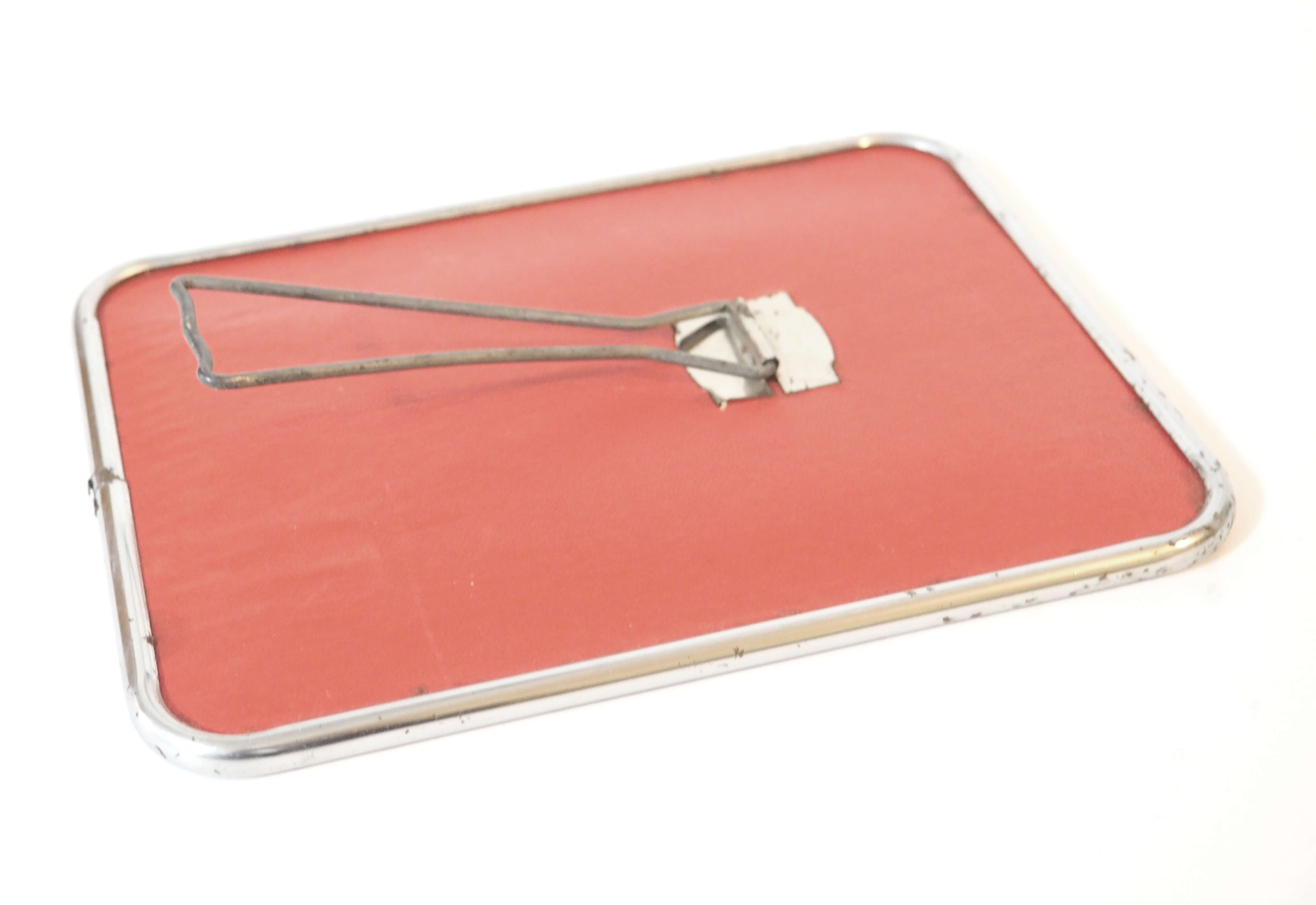 Barber mirror red back