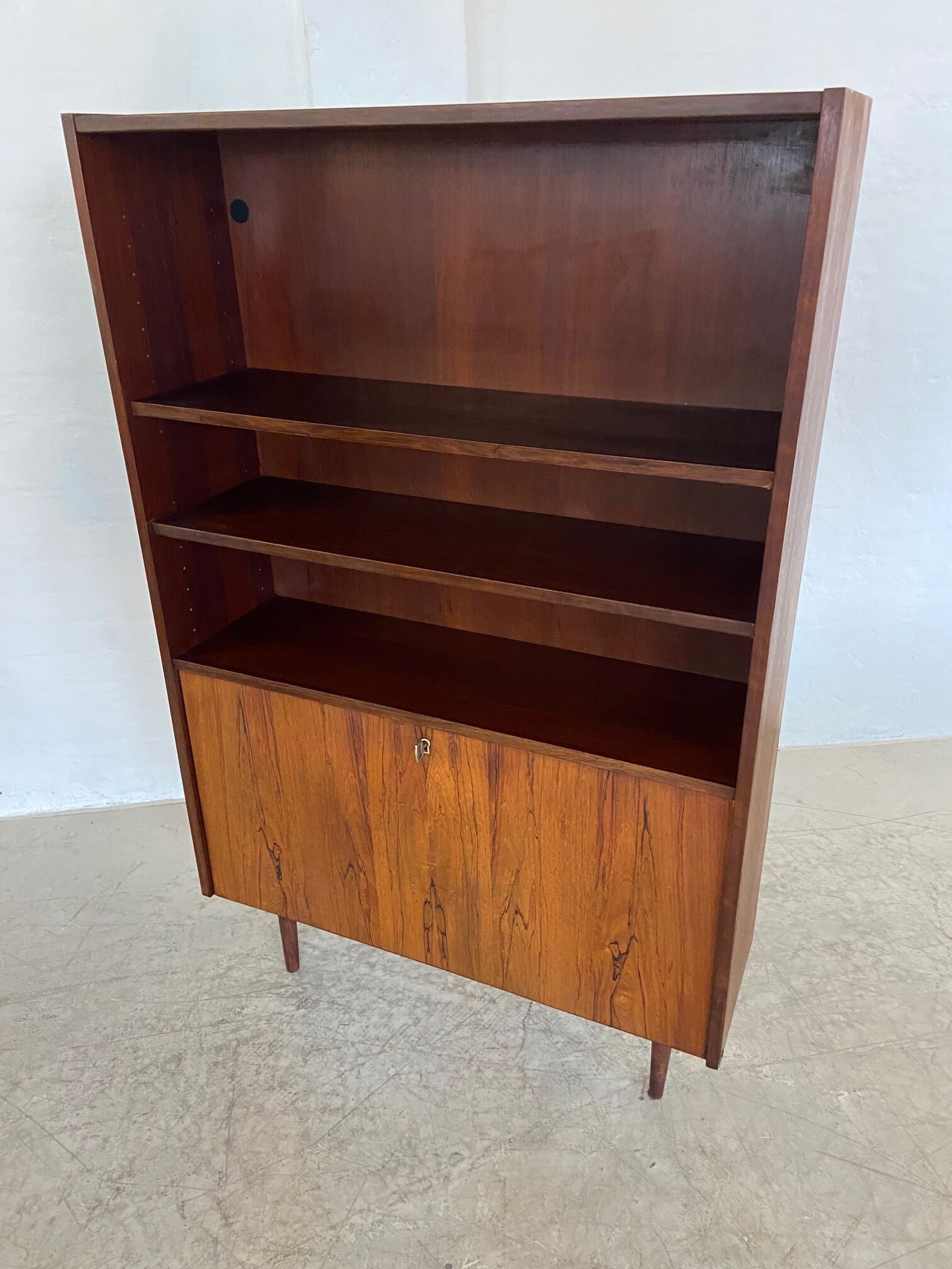Danish retro vintage library in rosewood 1965