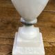 Alabaster lamp base