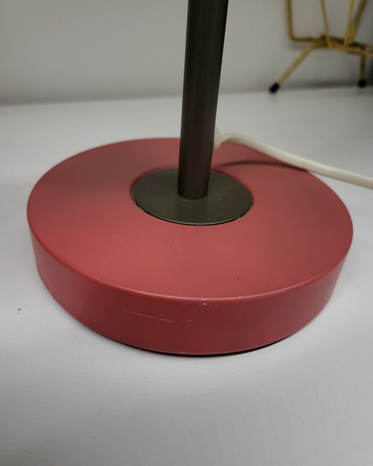 Red IKEA Desk Lamp by Marianne Hagberg Kvart