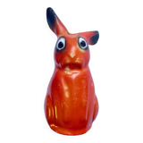 Pfeffer Gotha porcelain salt or pepper shaker representing a rabbit or a hare