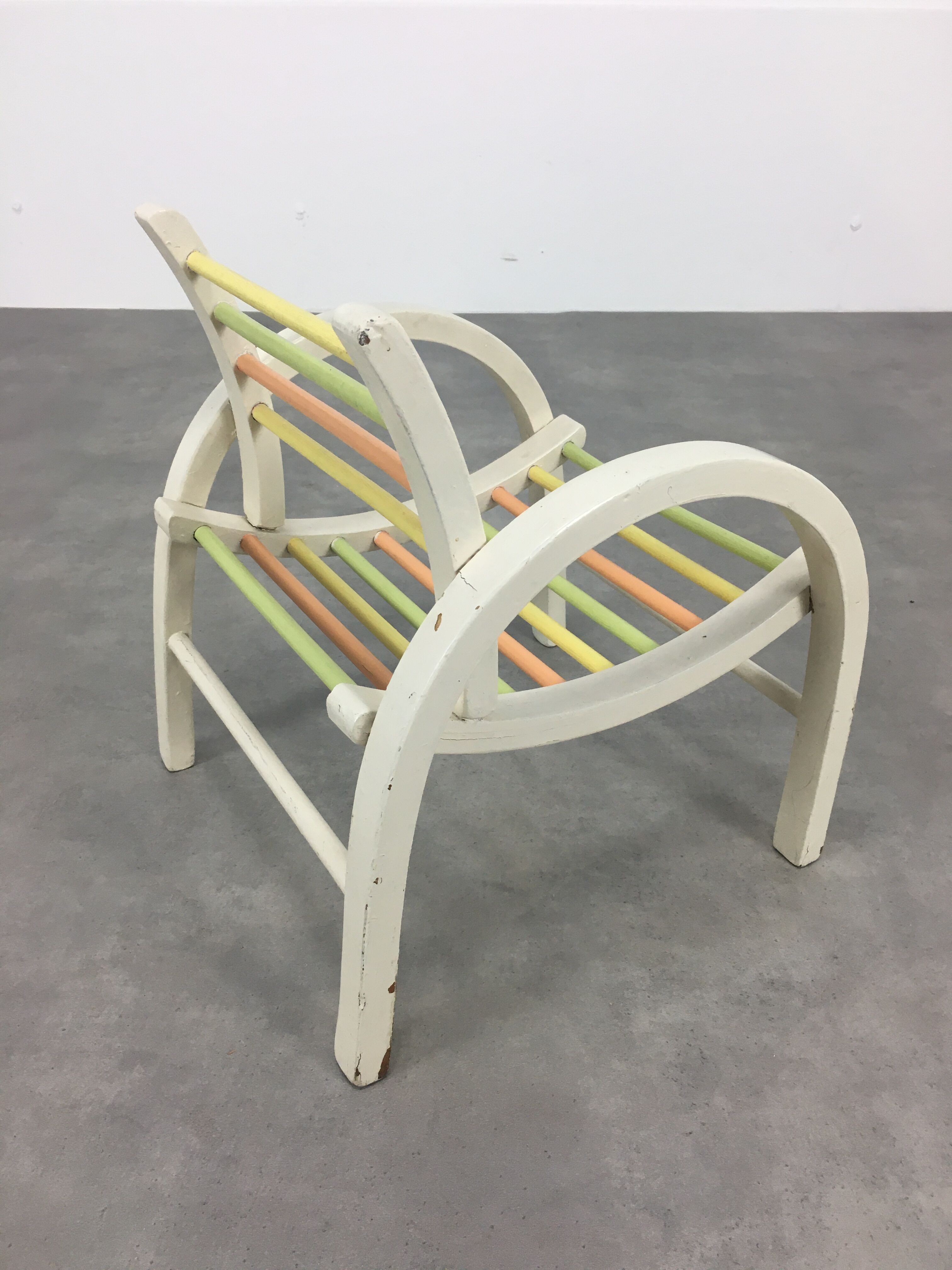 Baumann armchair with children's bars 50s