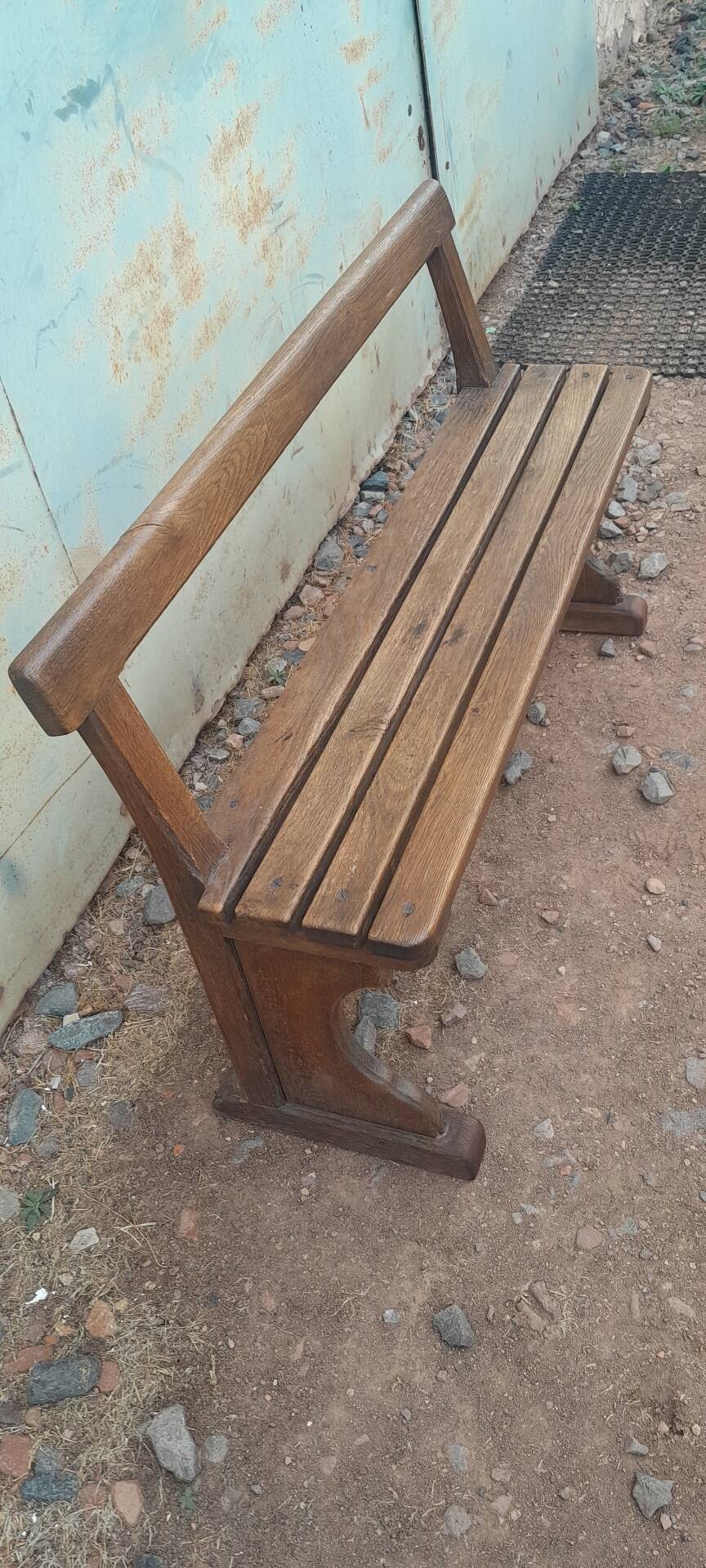 Small oak decorative bench