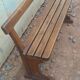 Small oak decorative bench