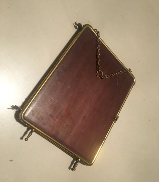 Diptych stung bevelled mirror