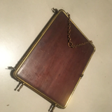 Diptych stung bevelled mirror