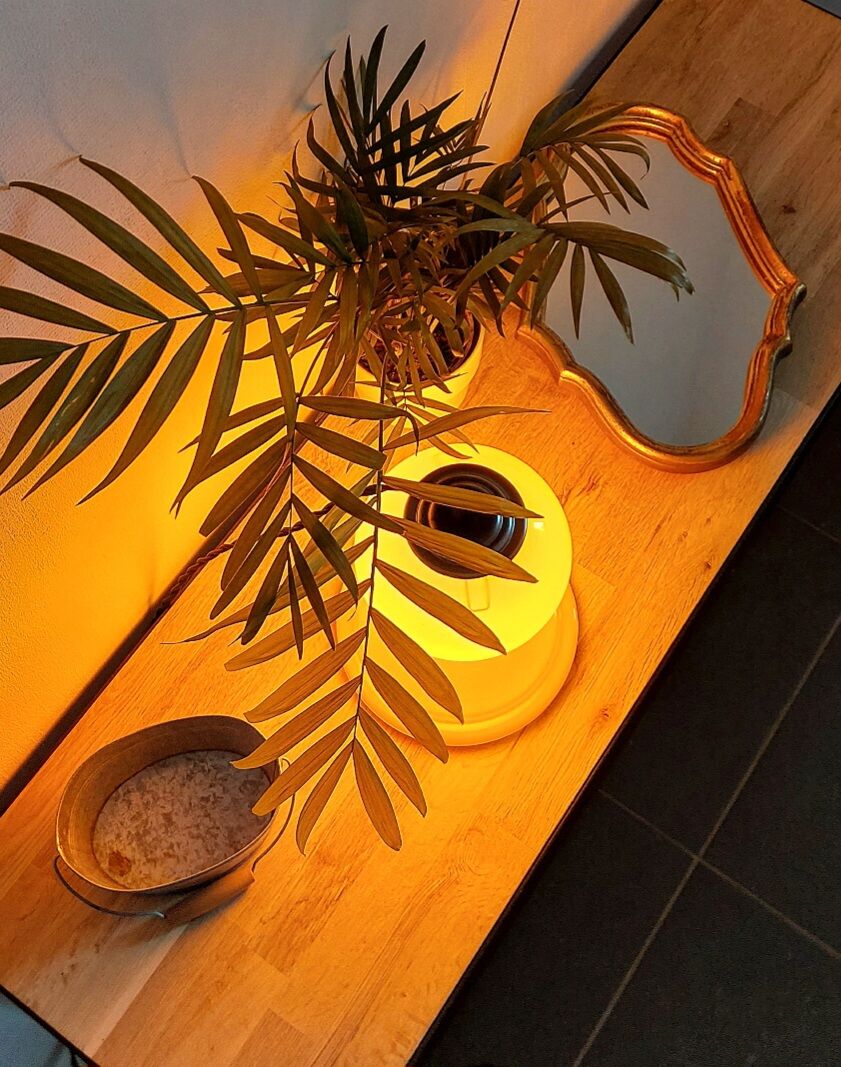 Orange vintage walkway