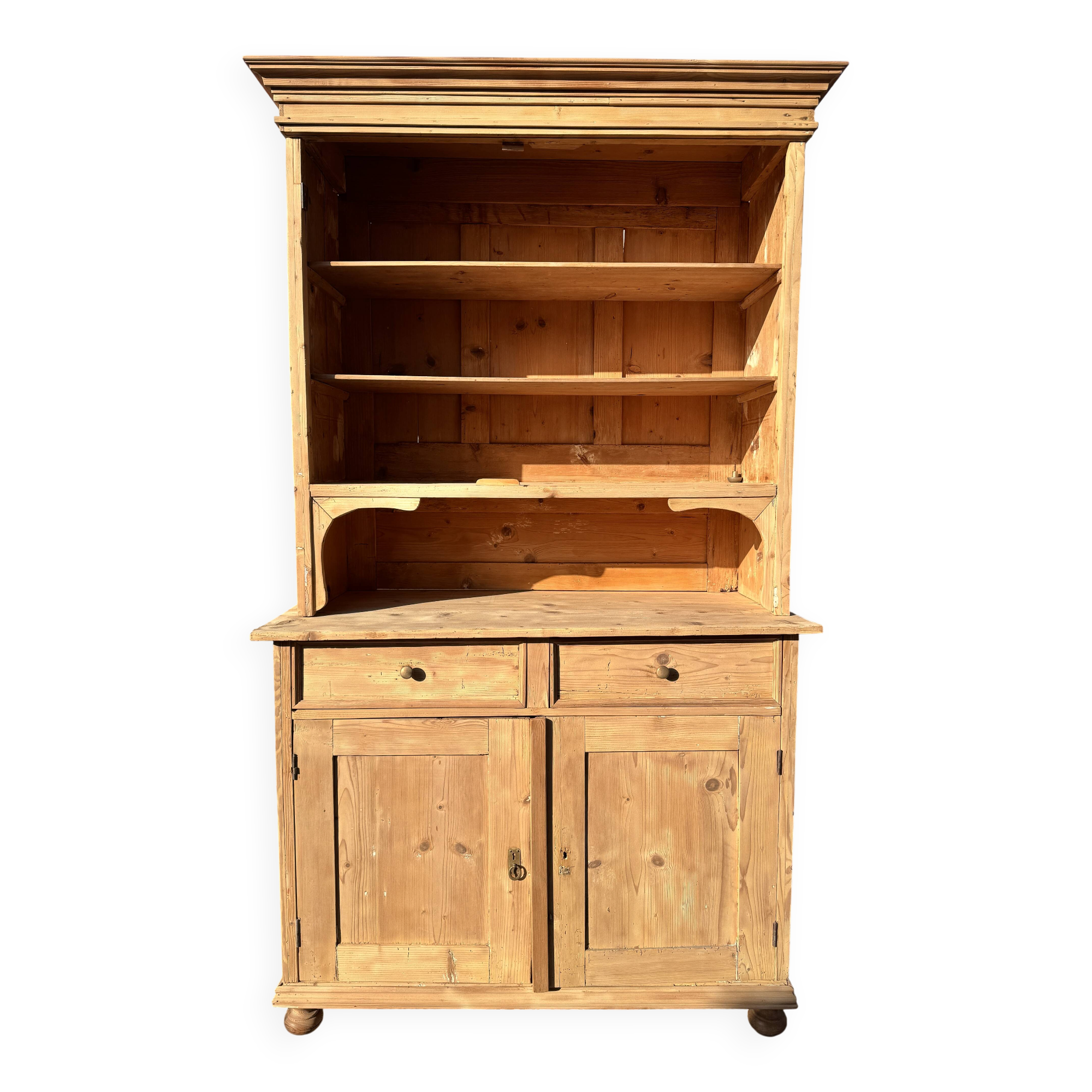 Display cabinet, two-body sideboard.