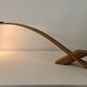 Syko desk lamp by bernard brousse in elm 1980s