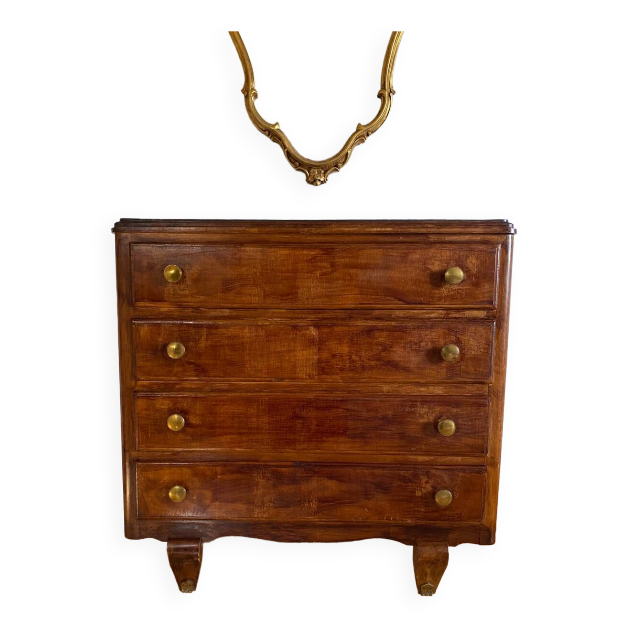 Old wooden chest of drawers