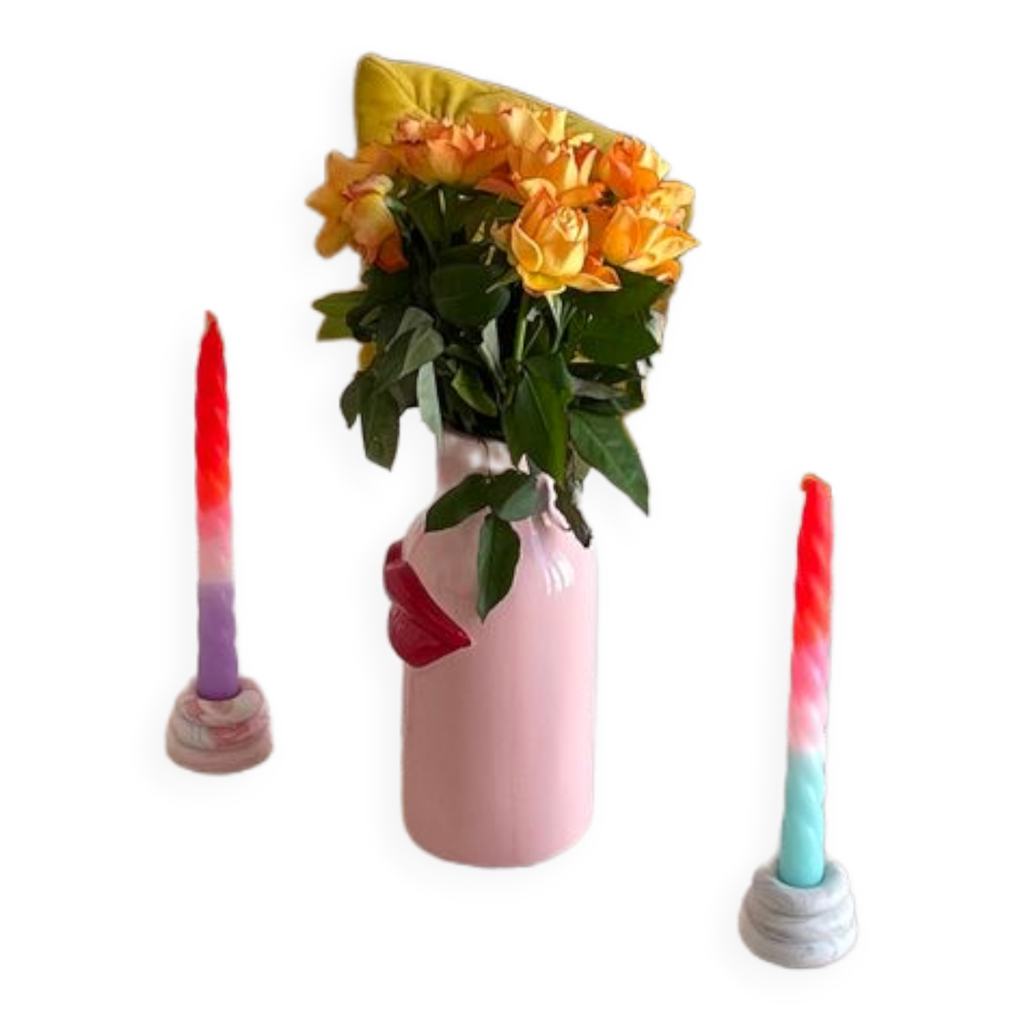 Olya oblong dining table 150x90 in natural travertine