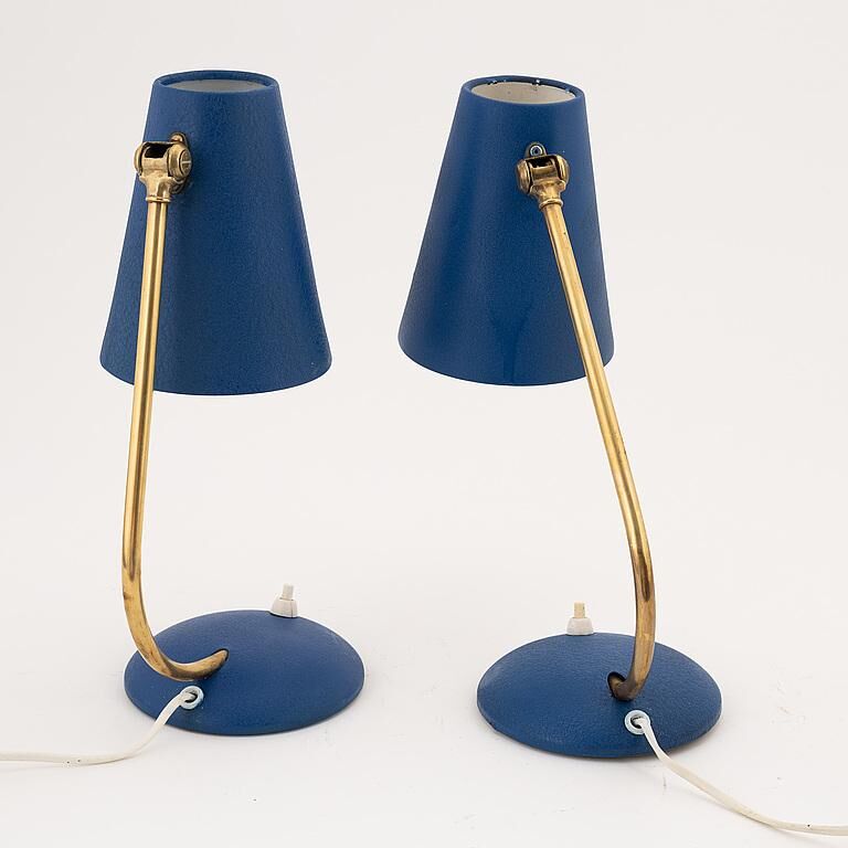 Lampe de table "Ewa" de Eric Warna, Varnano, Suède, années 1960