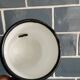 Small blue cup Swallow brand enameled sheet metal