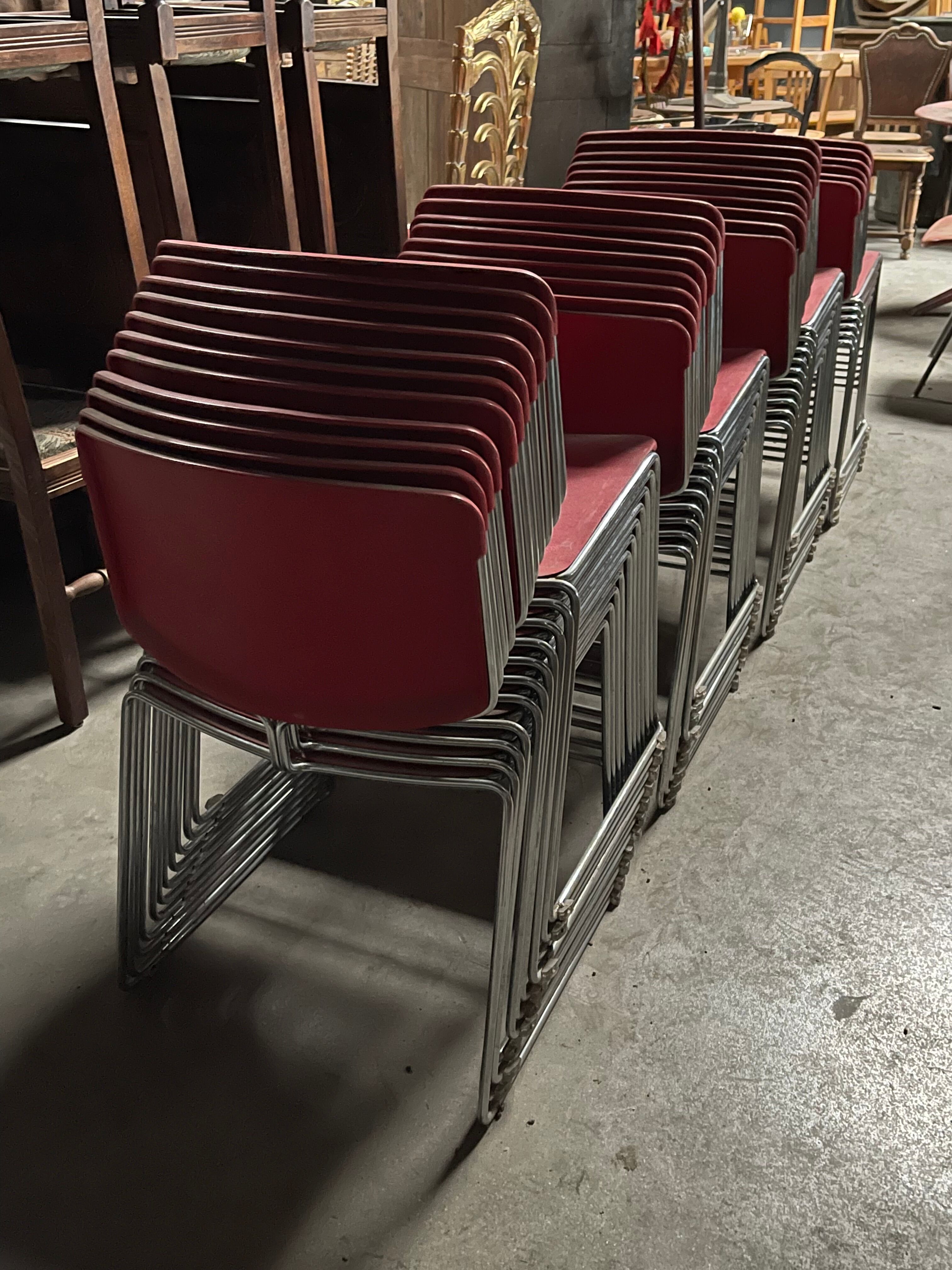 Series 6 designer office chairs Steelcase X Max Stacker 1970'