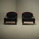 Pair of lounge chairs by Dutch architect Wim Hofman 1980s