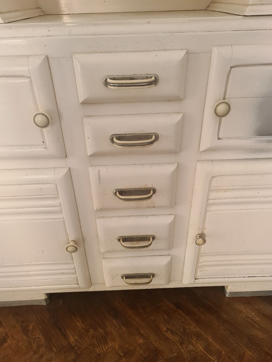 Buffet mado blanc vintage années 50 / 60